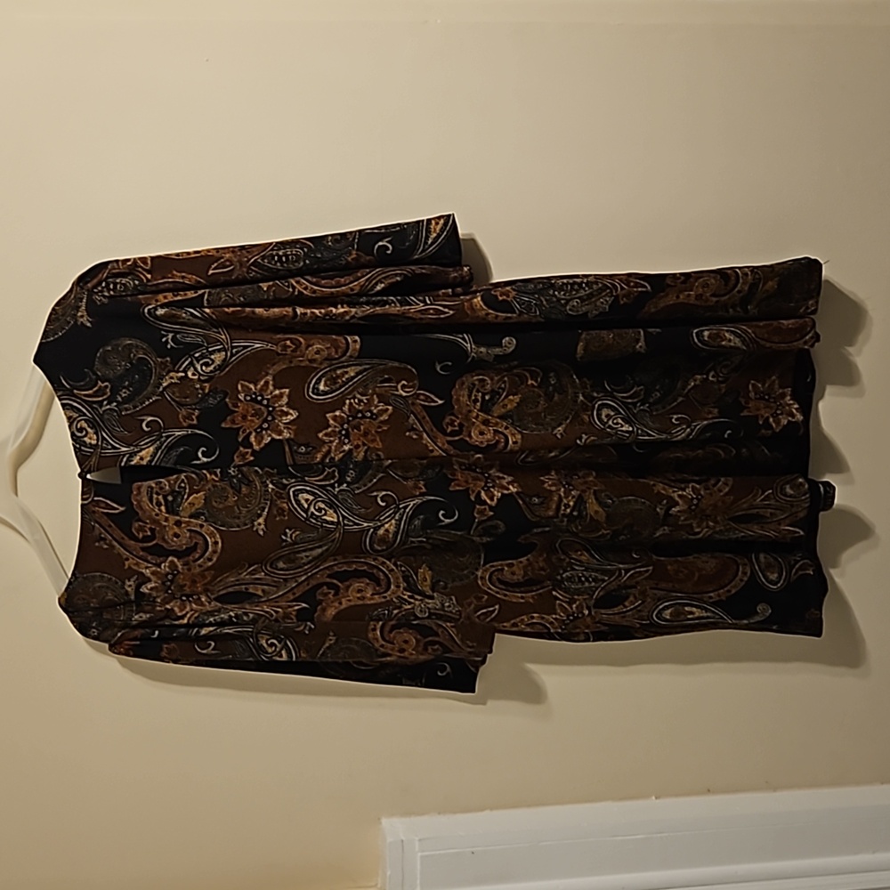 Jessica Howard black Paisley print dress. NWT - Picture 7 of 7